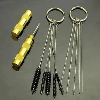 Using Needles and Brushes for Precise Nozzle Cleaning